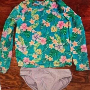 Floral Kids Swim Set